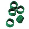 Anelli verde a spirale per pollame (conf. 20 pezzi)