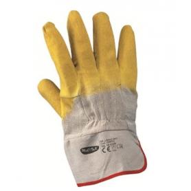Guantes de algodón impregnados de látex