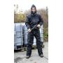 Work coverall with hood