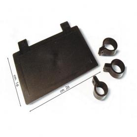 Clamps for plastic slate