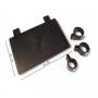 Clamps for plastic slate