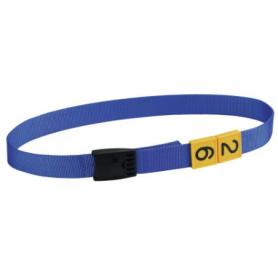 Collar de identificación con hebilla a presión para ganado