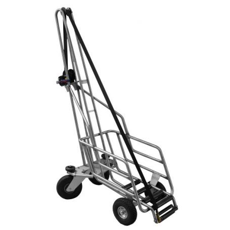 Heavy pig carcass trolley
