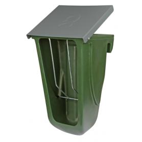 Feeder with hay rack for calf box