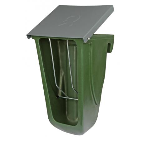 Feeder with hay rack for calf box