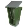 Feeder with hay rack for calf box