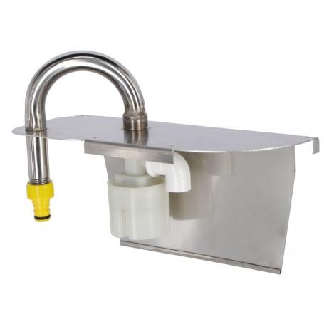 Complete kit with float valve for drinking tank