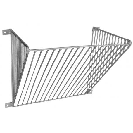 Rejilla de pared para paja barras verticales de 2 cm