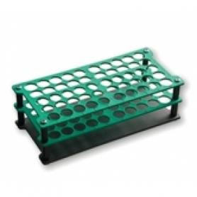 Plastic test tube holder with 60 places