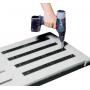 Click-in closure for slatted floors
