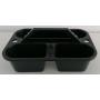 Carro con cubetas 127 x 48 x h 90 cm