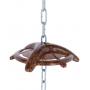 Bite ring with chain for antistress pigs