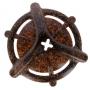 Anillo de mordida con cadena para cerdos antiestrés