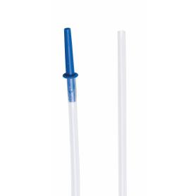 Tubo conector flexible E semi rígido con pico azul
