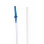 Tubo conector flexible E semi rígido con pico azul
