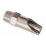 Stainless steel nipple drinkers for pigs with hole nut system