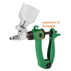 ROTAMATIK vaccinator syringe with vial holder