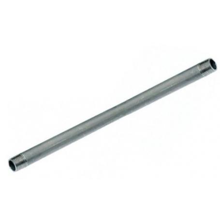 Tubo in acciaio inox dm 1/2" con doppia filettatura (diverse lunghezze)
