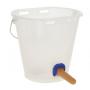 Calf suckling bucket with Fixclip valve
