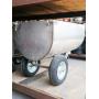 Carrello per mangime in acciaio inox