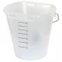 Transparent bucket for feeding calves