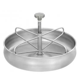 Comedero Maxi Plat de 8 litros para cerdos INOX