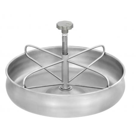 Comedero Maxi Plat de 8 litros para cerdos INOX